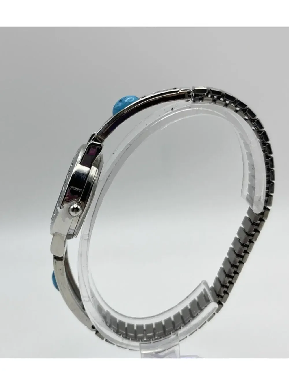 Accutime Southwestern Turquoise Style Expansion Bracelet Watch 1